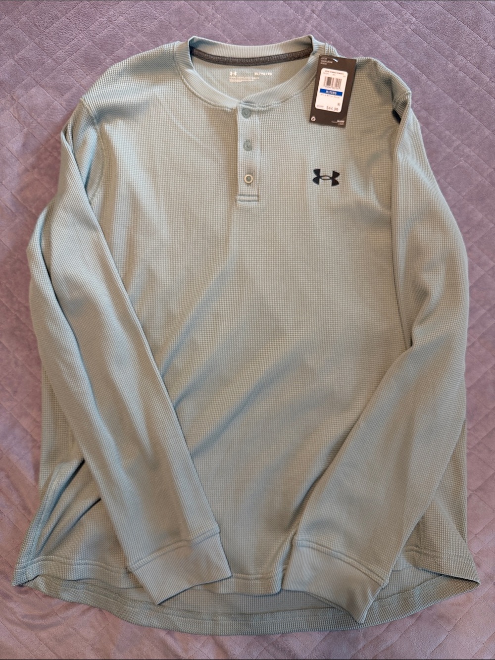 Under Armour Men's Long-Sleeve Henley - Arctic Gray
